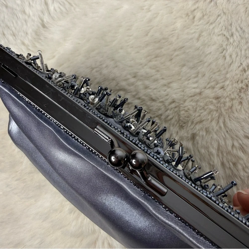 Lancôme Sequin Clutch Bag‎ - Silver